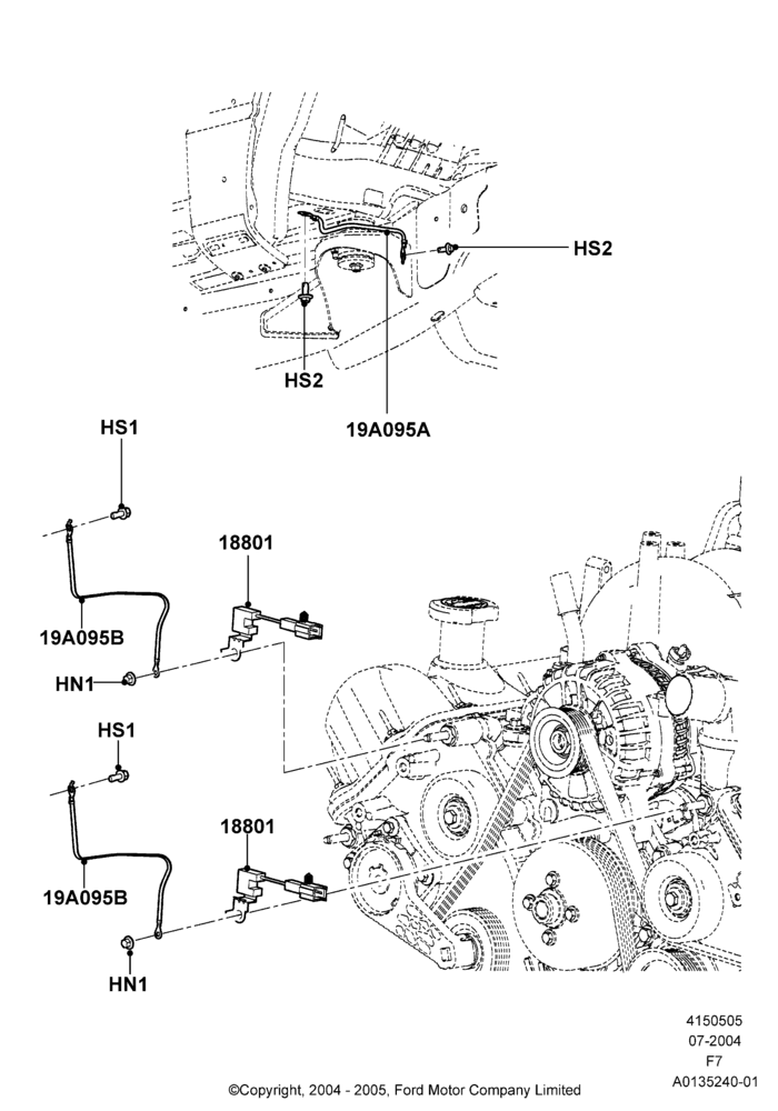 05A - Radio Suppression, 5.4L 3V V8, 6.8L Gas EFI V10; 19/JUL/2004-12/FEB/2010