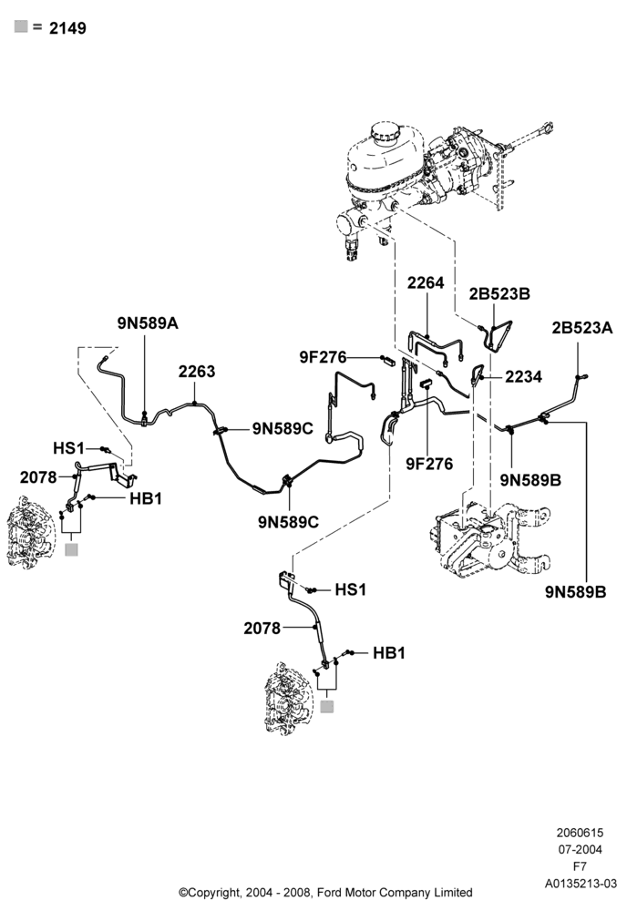 15A - FRONT BRAKE LINES; 19/JUL/2004-18/DEC/2006