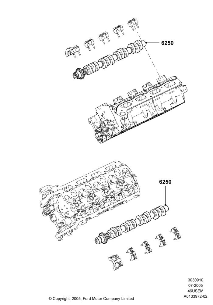 Camshaft, 4.6L 3V V8