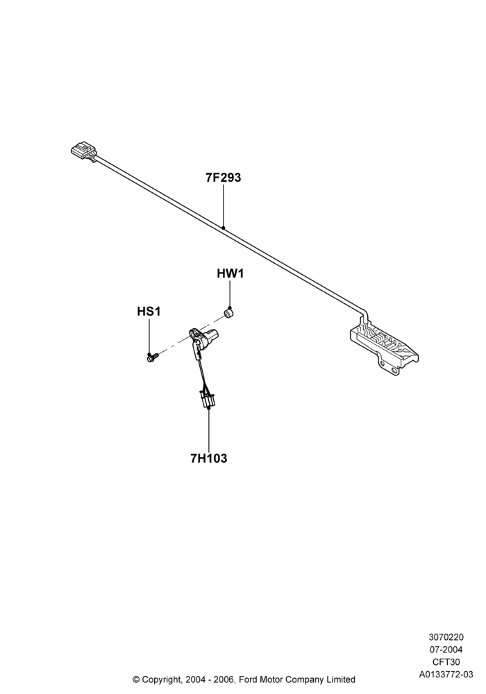 20B - Transmission Modules and Sensors, CVT Select Shift Transmission; 12/JUL/2004-30/APR/2007