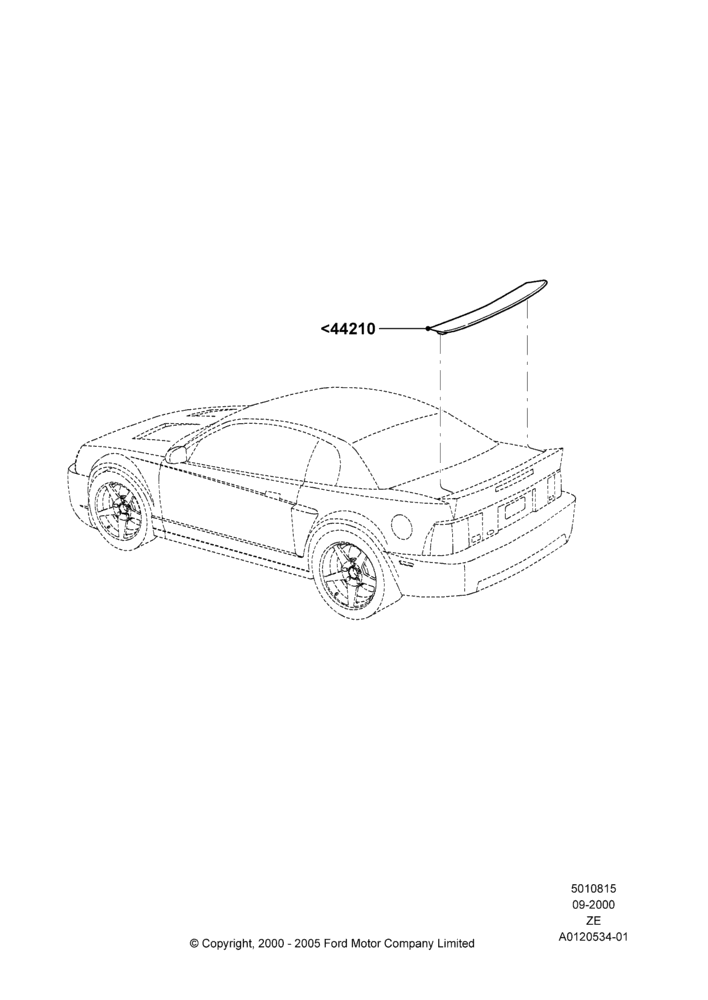 15B - Spoiler and Related Parts, Accessory; 18/SEP/2000-12/MAY/2004