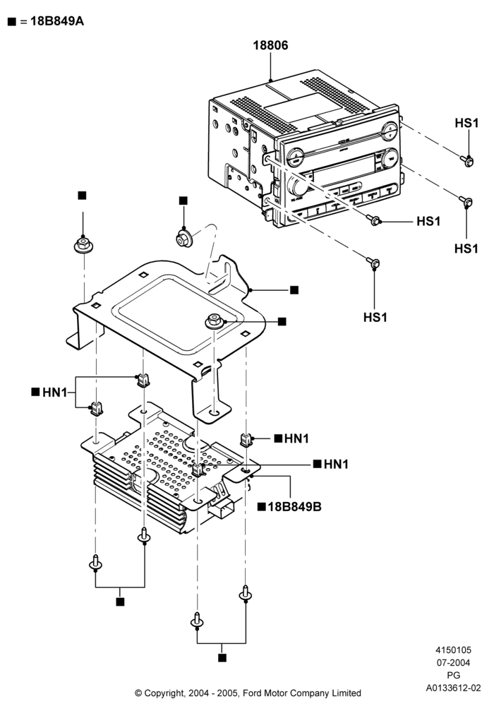 05B - Audio Equipment - Original Fit, With Audiophile Sound System; 12/JUL/2004-18/JUL/2005