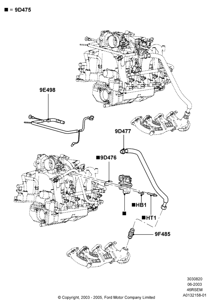 Exhaust Gas Recirculation, Windsor 4.6 SOHC EFI
