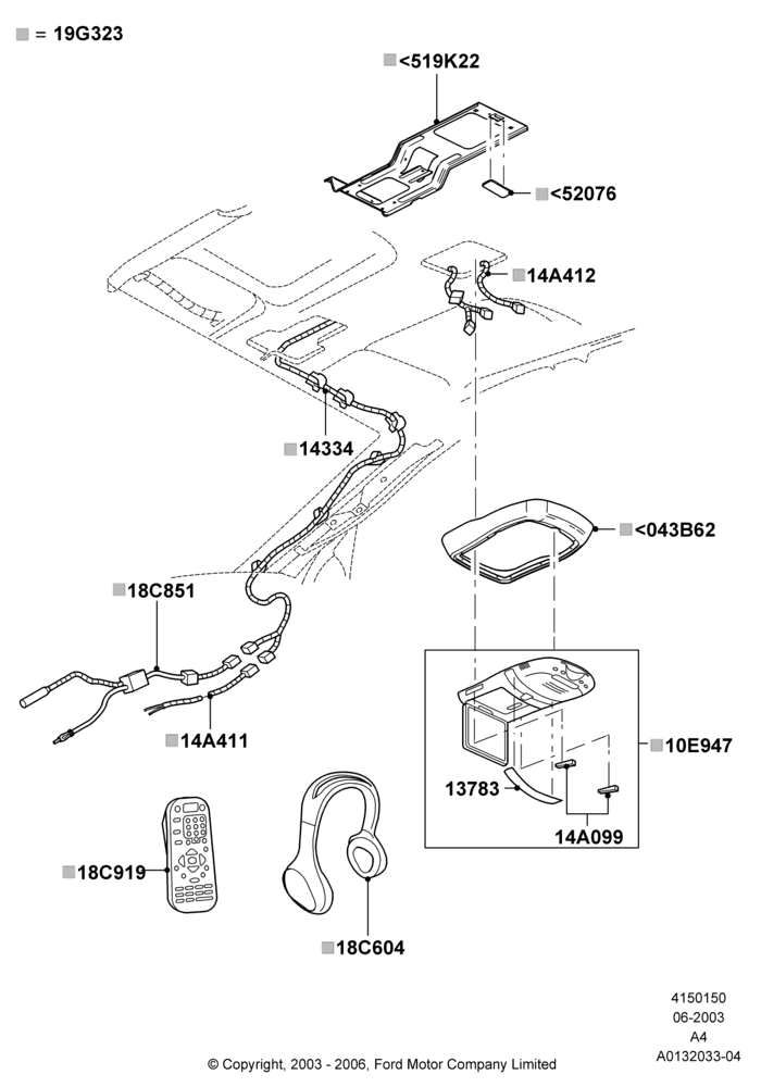 50B - Family Entertainment System, Accessories Installed; 25/AUG/2003-01/MAY/2006