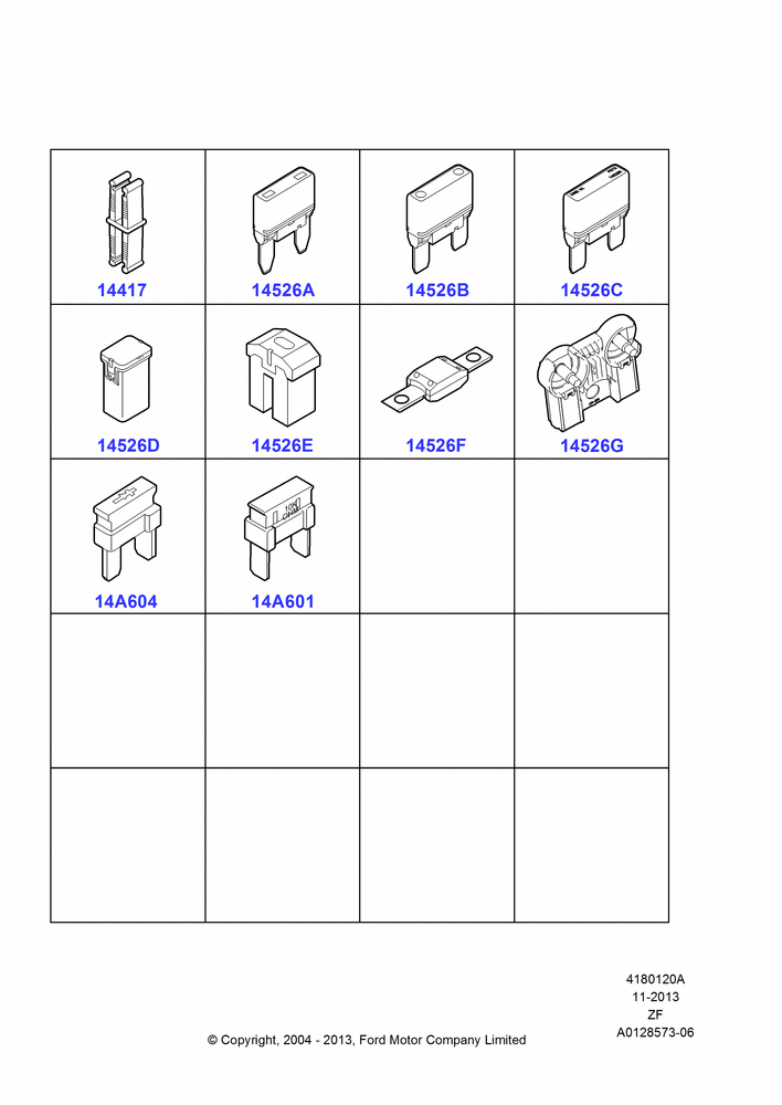 20A - Fuses, Holders and Circuit Breakers, Fuses, Circuit Breakers And Circuit Components; 07/SEP/2004-27/JUN/2014