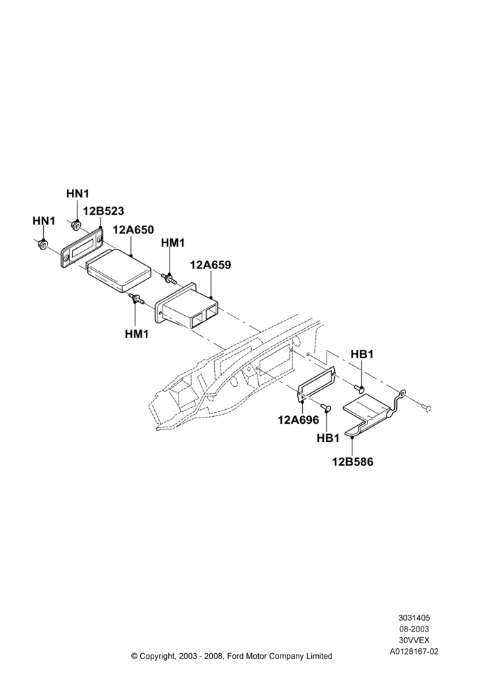05 - Engine Modules and Sensors, 3.0 V6 12V OHV EFI; 04/AUG/2003-18/AUG/2008