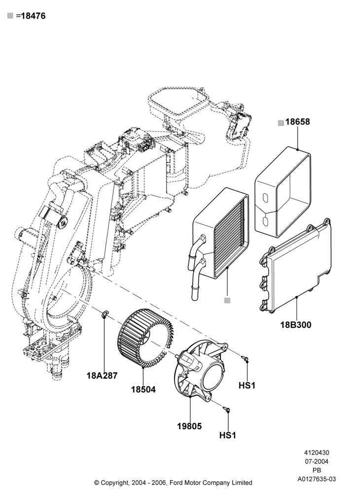 30 - Auxiliary A/C Internal Components; 12/JUL/2004-04/JUN/2007