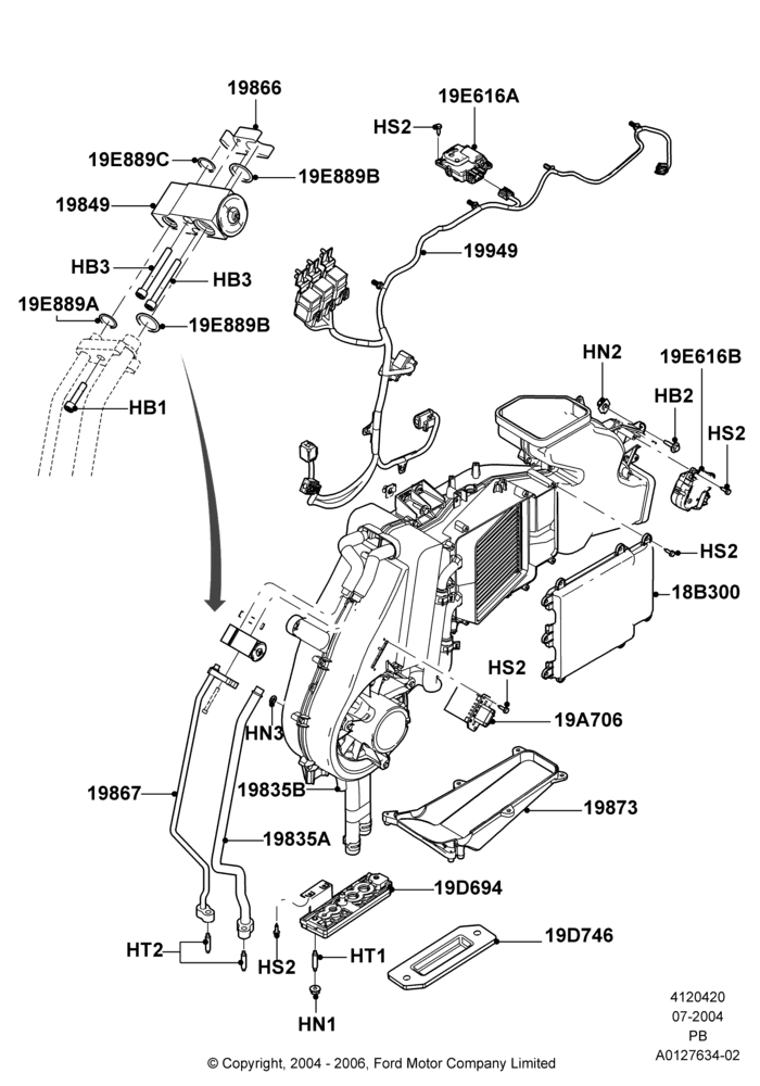 20 - Auxiliary A/C External Components; 12/JUL/2004-04/JUN/2007
