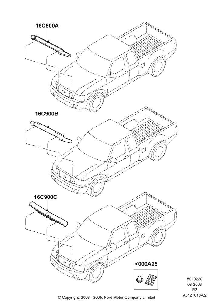20B - Hood and Related Parts, Accessory; 04/AUG/2003-16/DEC/2011