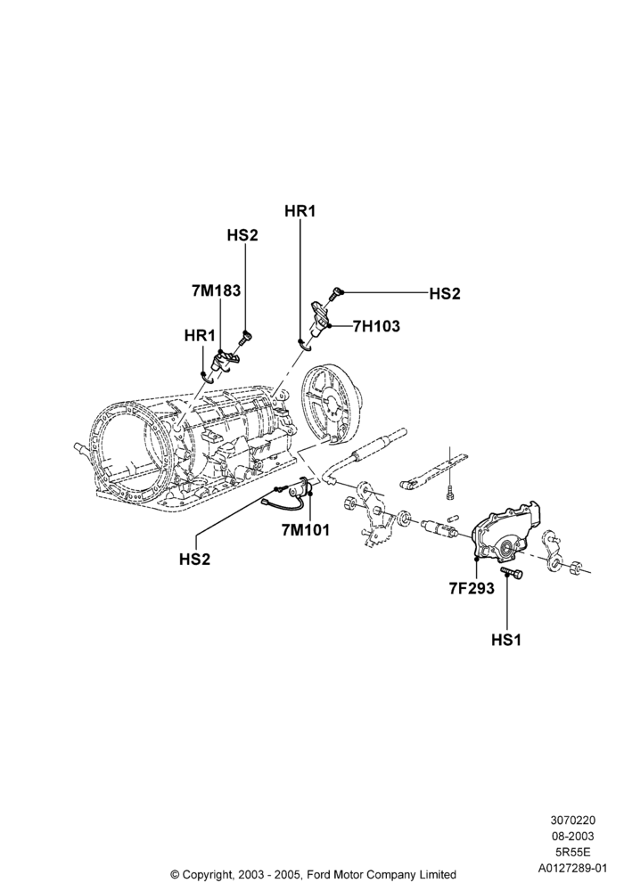 20C - Transmission Modules and Sensors, 5R44E/5R55E - 5 Speed Auto Trans; 04/AUG/2003-16/DEC/2011