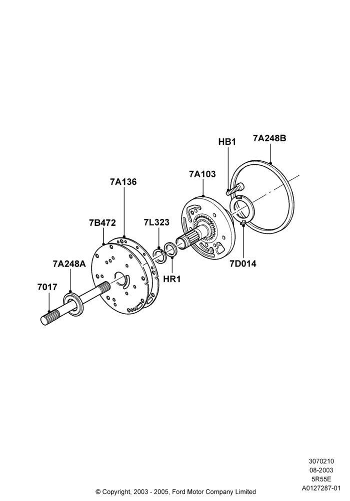 10C - Transmission Pump Assy, 5R44E/5R55E - 5 Speed Auto Trans; 04/AUG/2003-16/DEC/2011