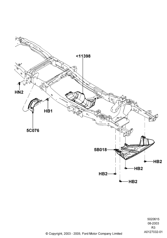 15 - Splash and Heat Shields; 04/AUG/2003-16/DEC/2011
