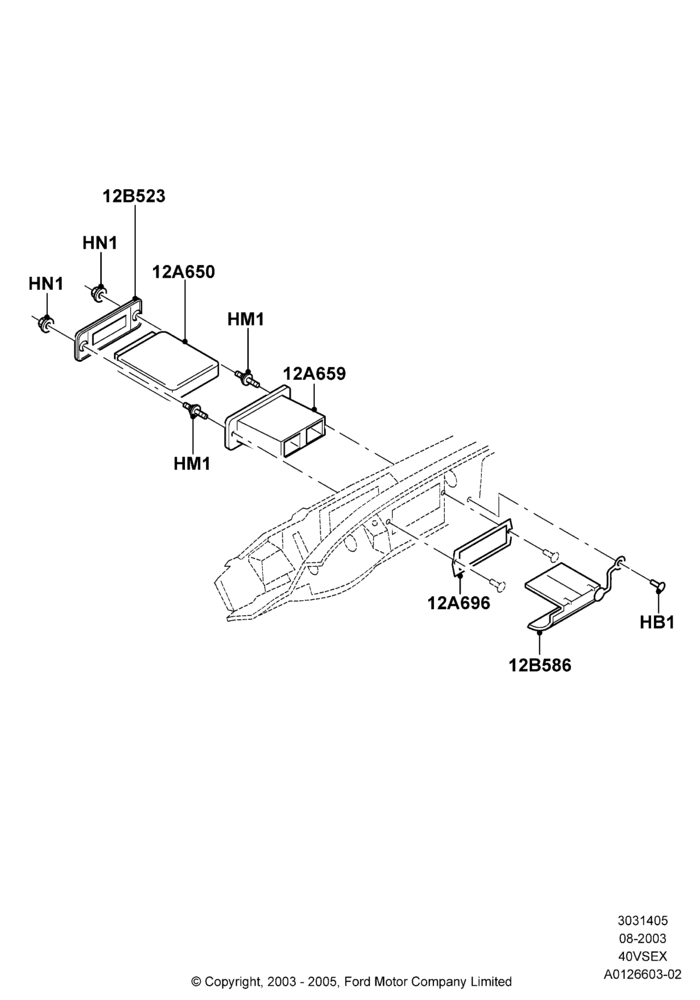 05F - Engine Modules and Sensors, 4.0L V6 12V SOHC EFI; 04/AUG/2003-16/DEC/2011