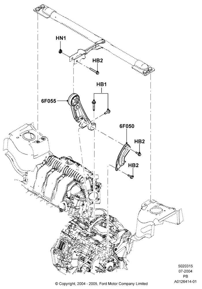 15 - Engine Mounting Damper; 12/JUL/2004-04/JUN/2007
