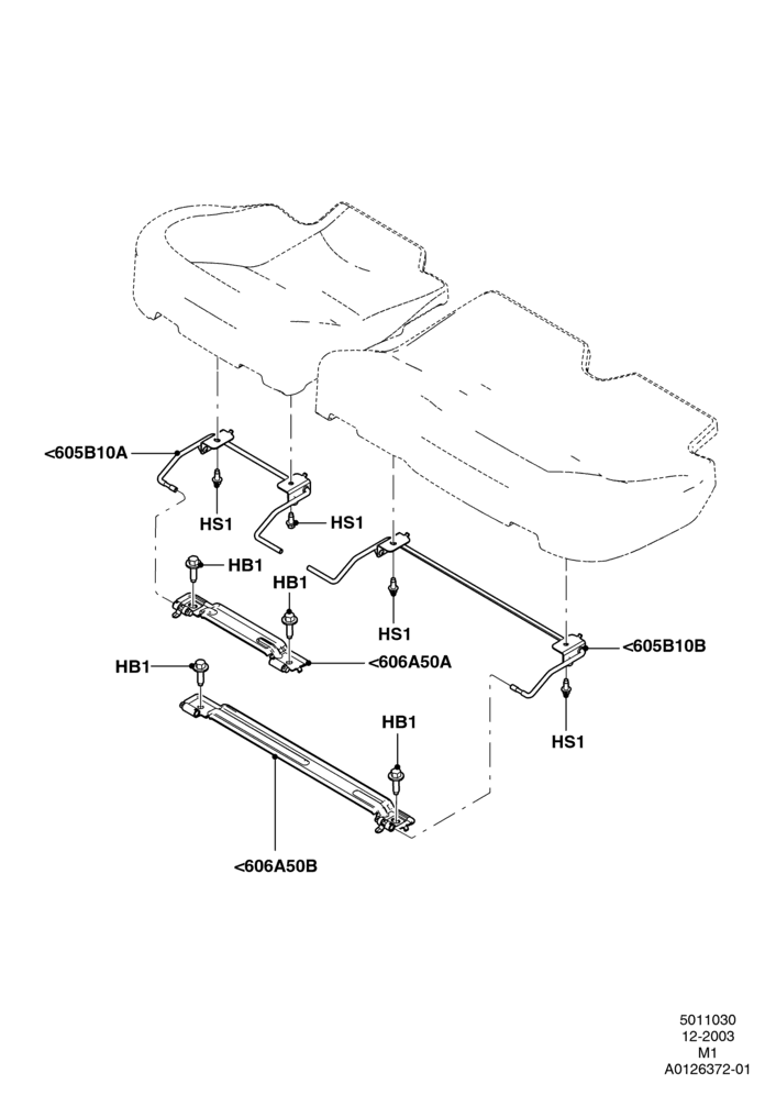 30E - Rear Seat Base; 22/DEC/2003-03/OCT/2005