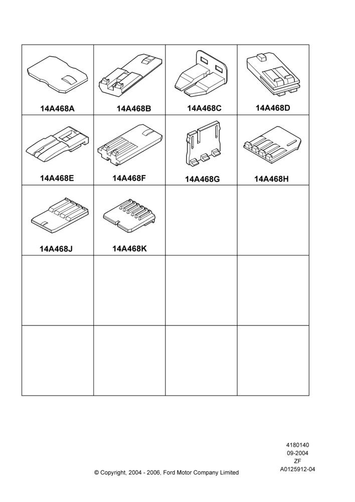40C - Wiring Connectors, Page C, Spacer; 07/SEP/2004-22/MAR/2010