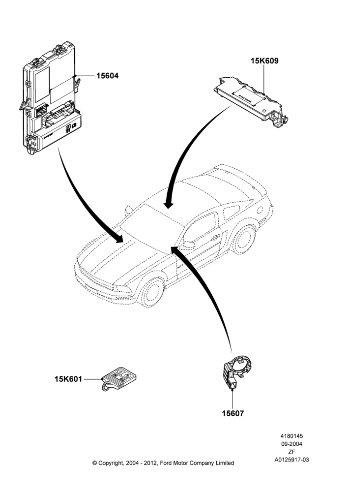 05A - Vehicle Modules and Sensors, Base, GT; 07/SEP/2004-25/JUN/2007