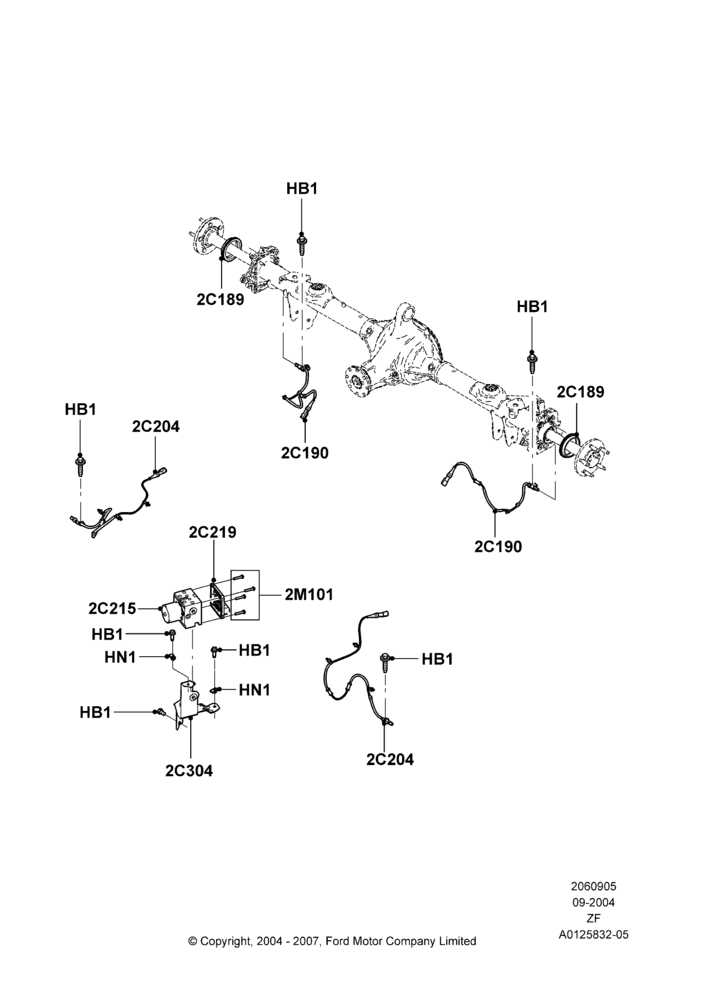 05 - Anti-Lock Braking System; 07/SEP/2004-27/JUN/2014