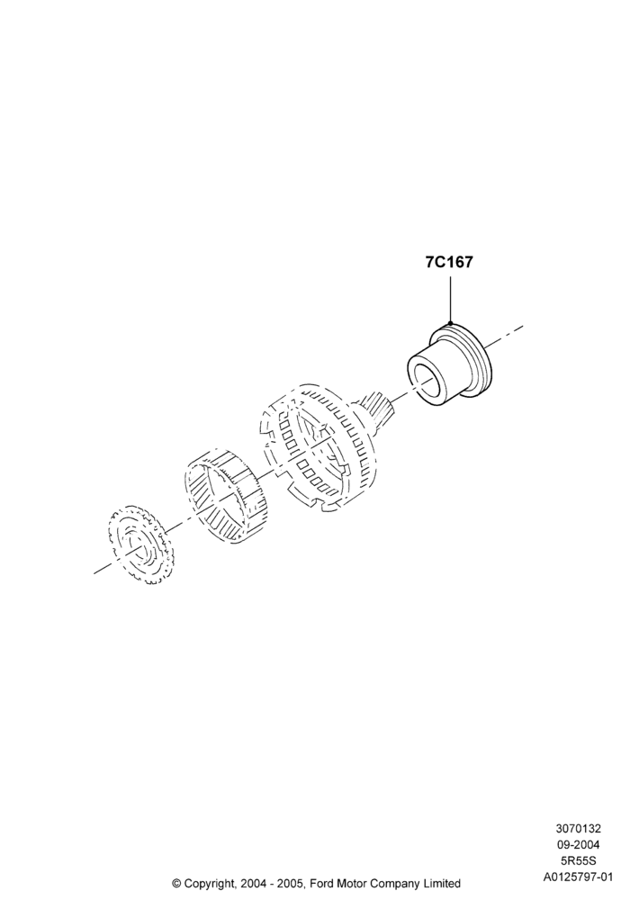 32C - Intermediate Clutch and Components, 5 Speed Auto Transmission 5R55S; 07/SEP/2004-22/MAR/2010