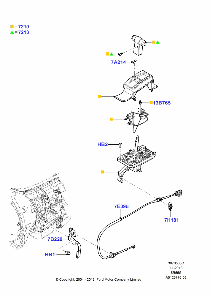 05C - Gear Change-Automatic Transmission, 5 Speed Auto Transmission 5R55S; 07/SEP/2004-26/FEB/2009
