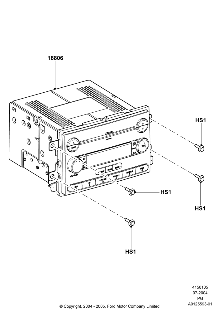 05A - Audio Equipment - Original Fit, Premium Sound System; 12/JUL/2004-18/JUL/2005
