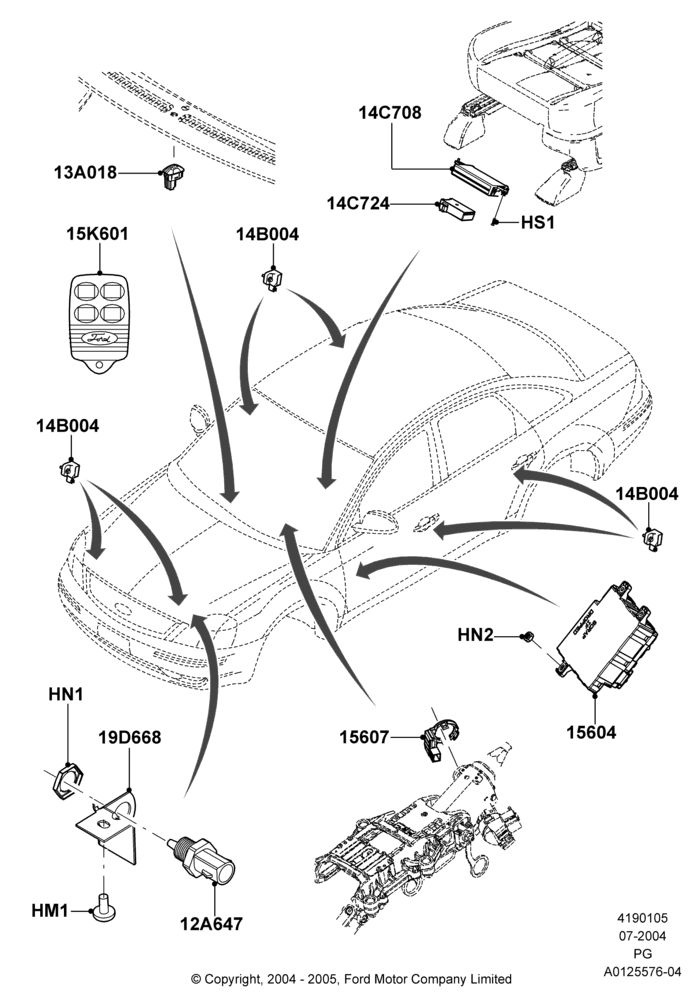 05A - Vehicle Modules and Sensors; 12/JUL/2004-30/APR/2007