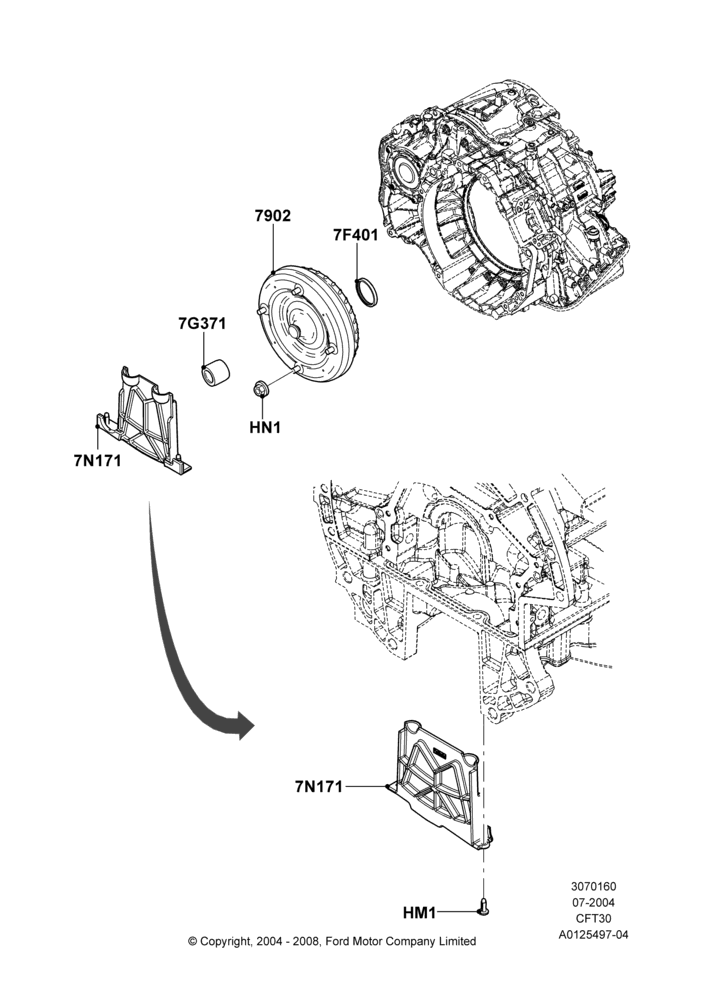 60B - Converter, CVT Select Shift Transmission; 12/JUL/2004-13/DEC/2005