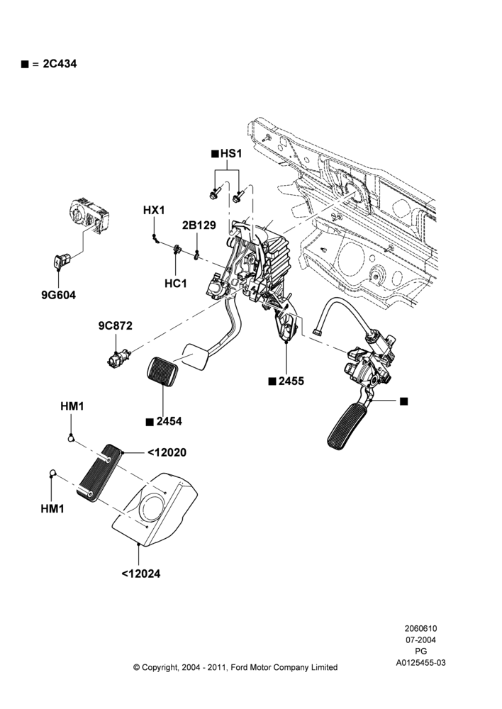 10A - Brake and Clutch Controls; 12/JUL/2004-30/APR/2007