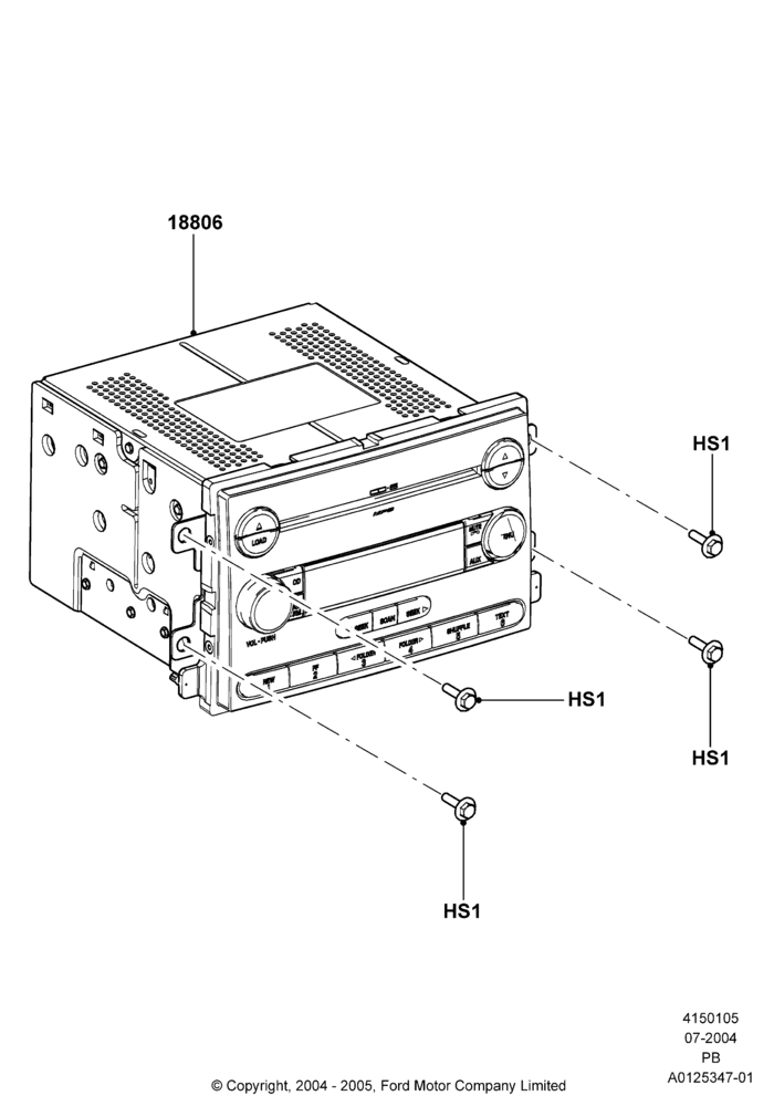 05A - Audio Equipment - Original Fit; 12/JUL/2004-18/JUL/2005