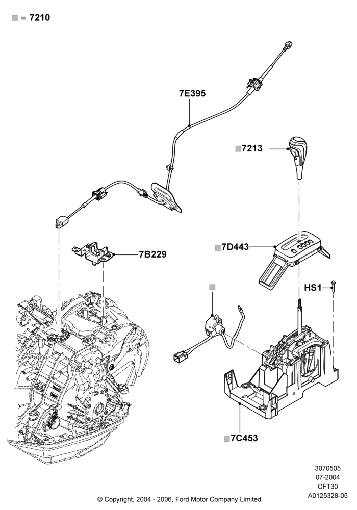 05A - Gear Change-Automatic Transmission, CVT Select Shift Transmission; 12/JUL/2004-04/JUN/2007
