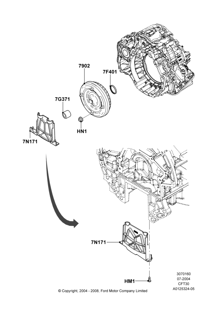 60A - Converter, CVT Select Shift Transmission; 12/JUL/2004-13/DEC/2005