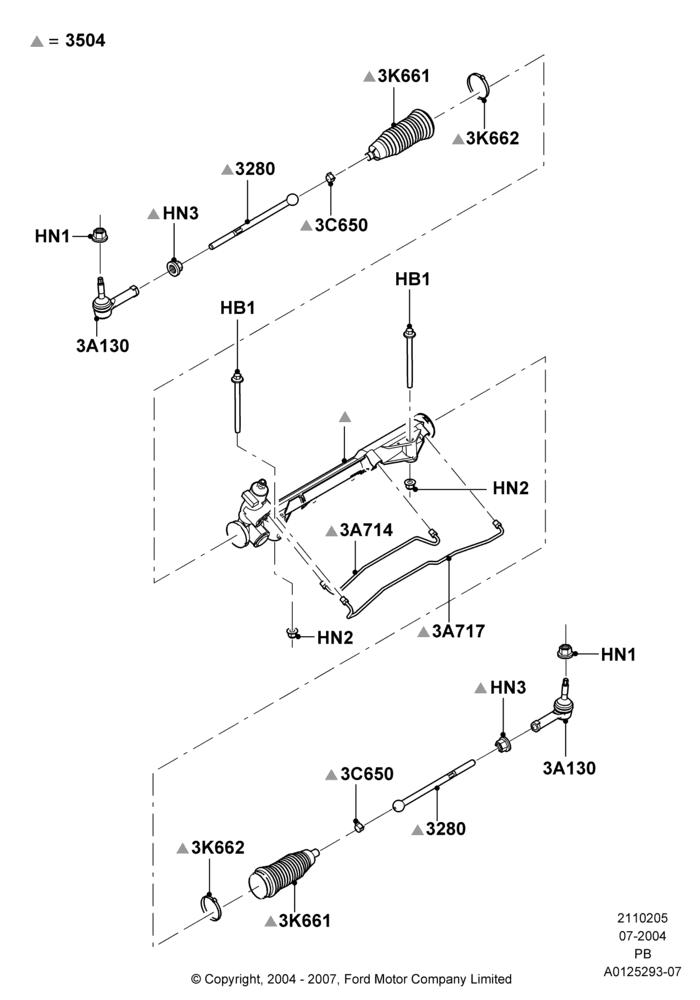 05 - Steering Gear; 12/JUL/2004-04/JUN/2007