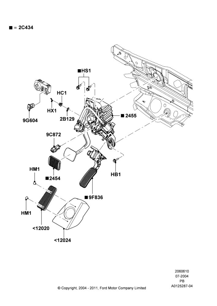 10 - Brake and Clutch Controls; 12/JUL/2004-04/JUN/2007