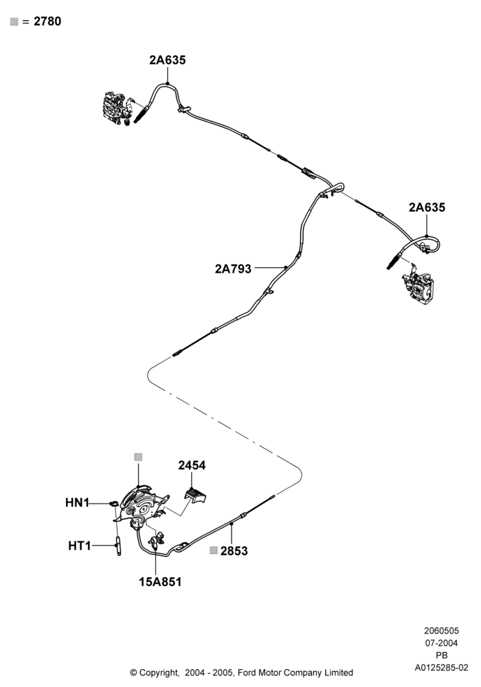 05 - Parking Brake; 12/JUL/2004-04/JUN/2007
