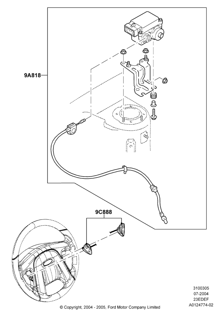 05A - Speed Control, 2.3LI4 16v Gas/Electric DOHC Hybrid; 26/JUL/2004-01/MAY/2006