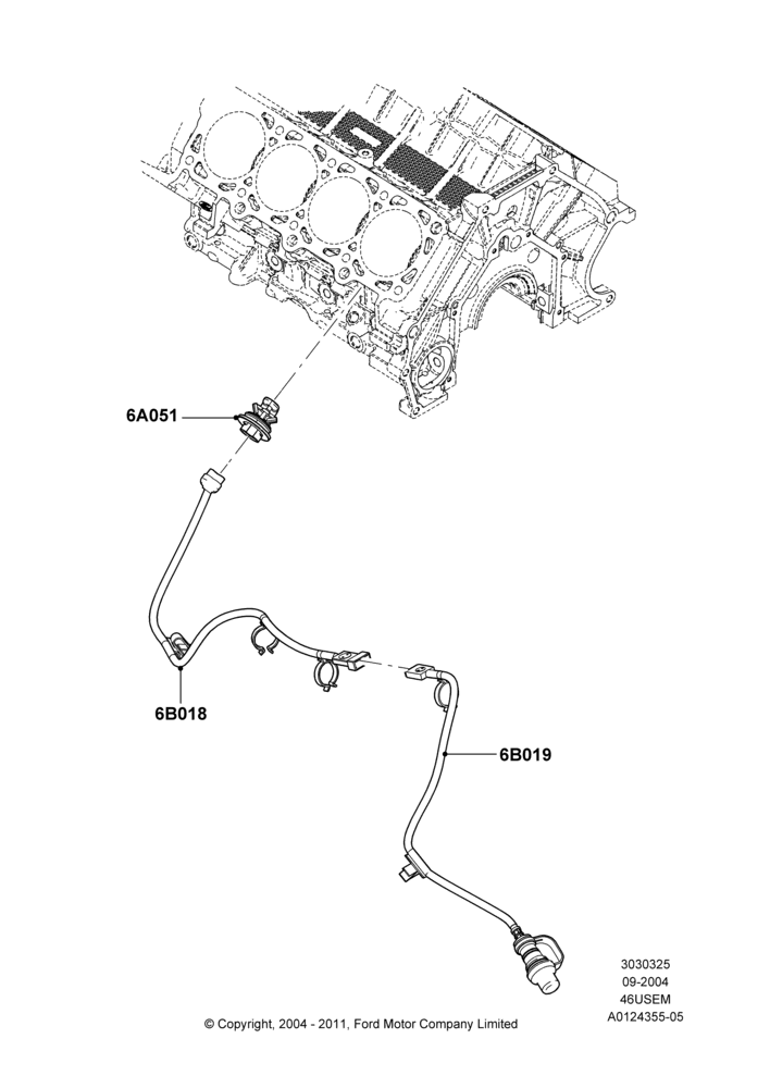 25 - Engine Heater, 4.6L 3v V8 SOHC EFI; 07/SEP/2004-22/MAR/2010
