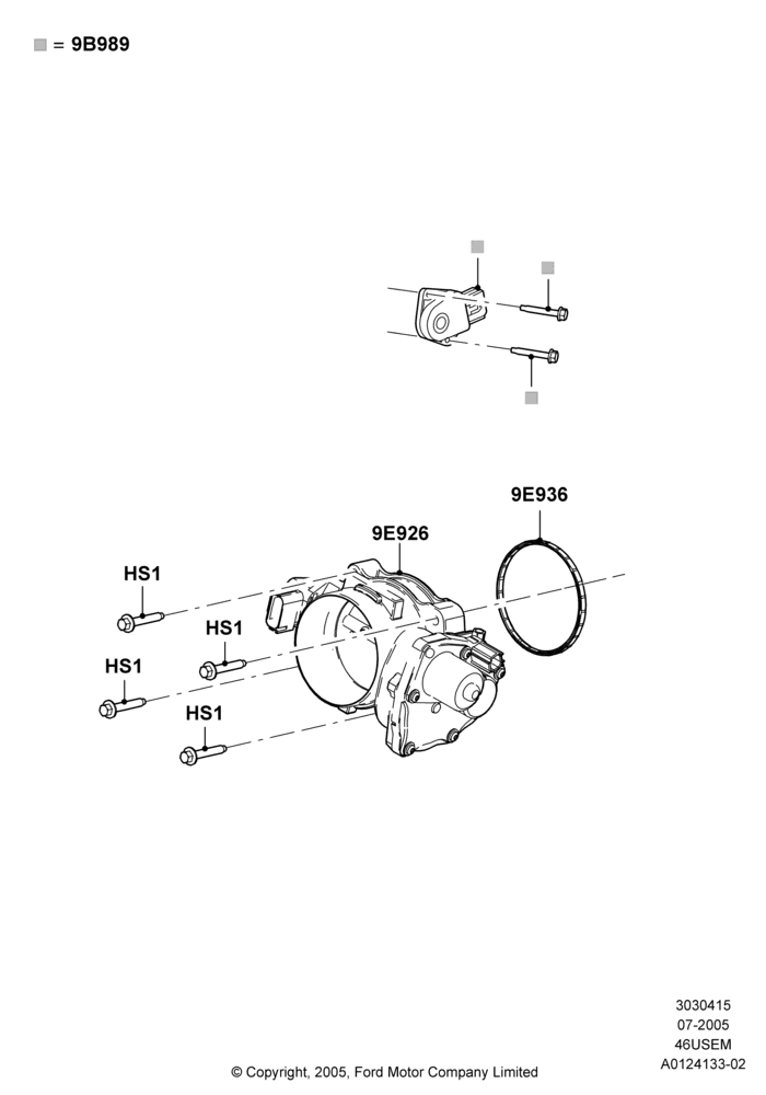 15A - Throttle Housing, 4.6L 3V V8; 19/JUL/2005-16/DEC/2010