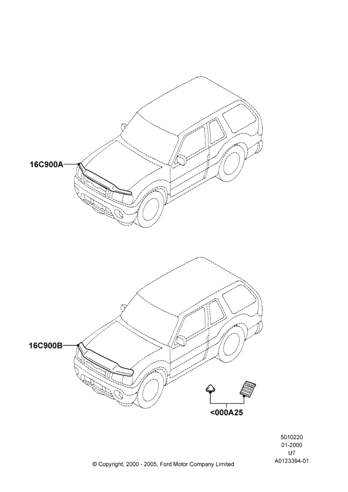 20B - Hood and Related Parts, Accessory; 31/JAN/2000-09/MAY/2003