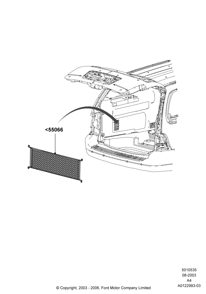 35X - Load Compartment Trim, Accessory; 25/AUG/2003-02/JAN/2007