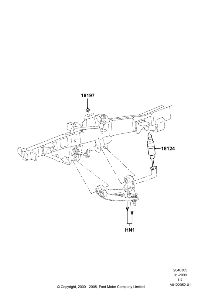 05 - Front Suspension Struts and Springs; 31/JAN/2000-09/MAY/2003