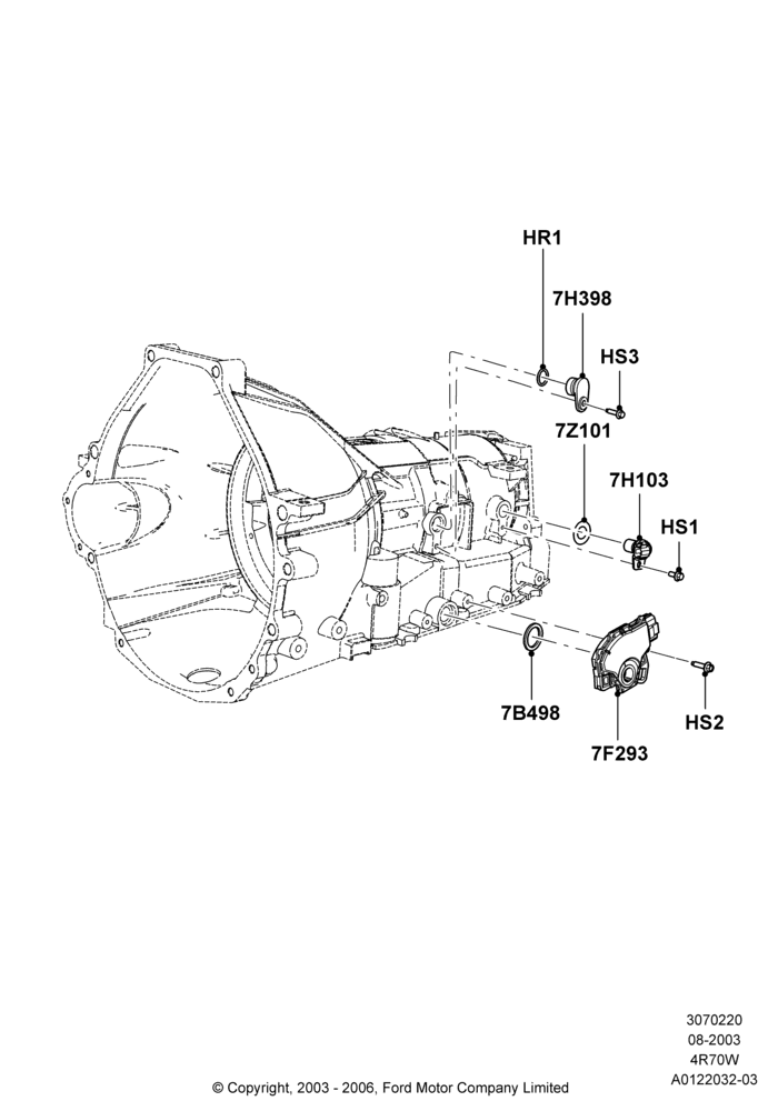 Transmission Modules and Sensors, 4R70/4R75 W/E 4 Speed Trans