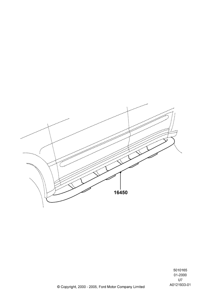 65B - Running Boards/Side Steps, Accessory; 31/JAN/2000-09/MAY/2003