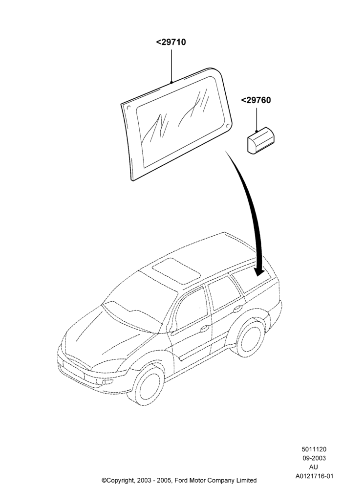 20D - Quarter Windows, 4 Door Wagon; 04/SEP/2003-27/AUG/2007