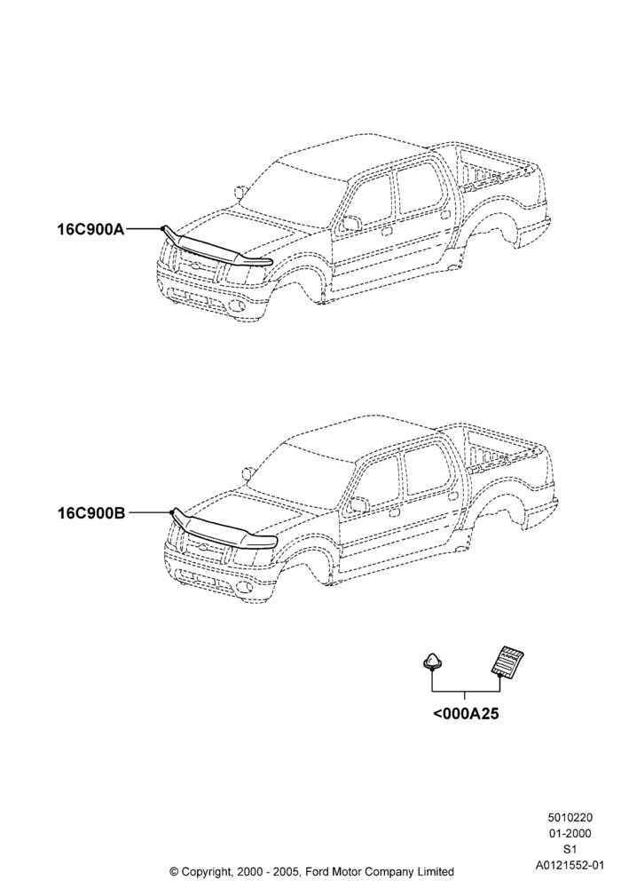 20B - Hood and Related Parts, Accessory; 31/JAN/2000-30/JUN/2005
