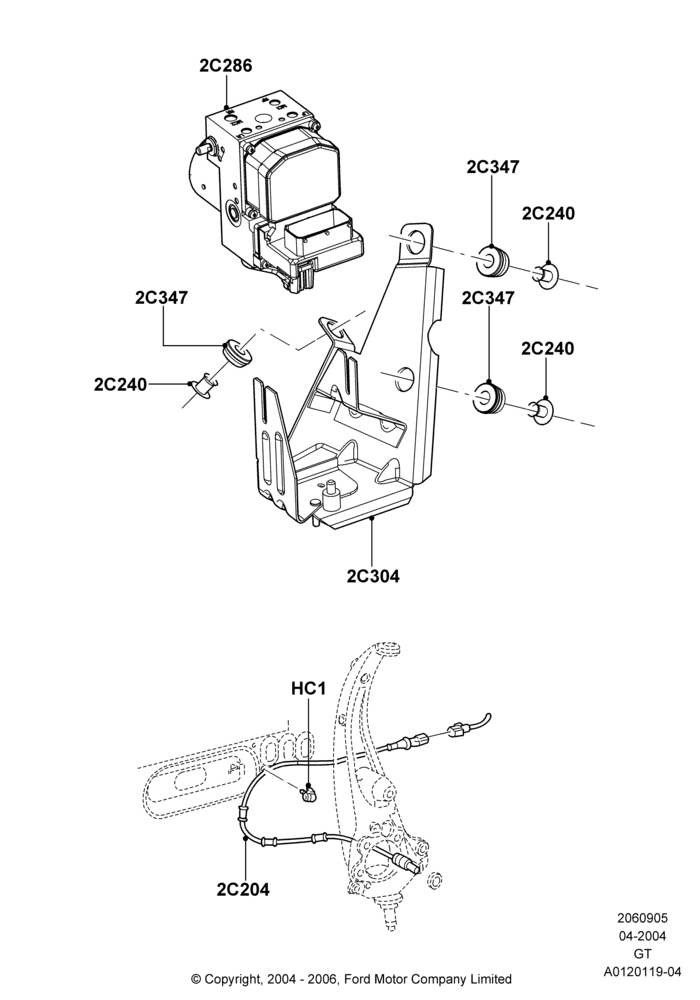 05 - Anti-Lock Braking System; 30/JUN/2004-30/SEP/2006