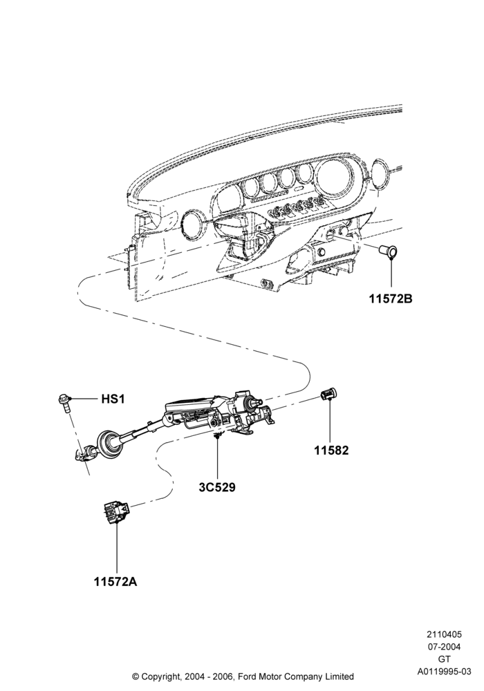 05 - Steering Column; 30/JUN/2004-30/SEP/2006