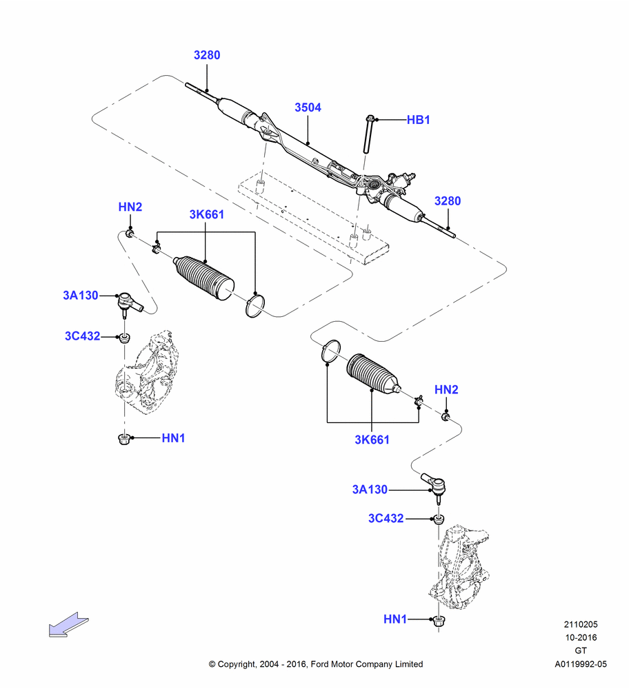 05 - Steering Gear; 30/JUN/2004-30/SEP/2006