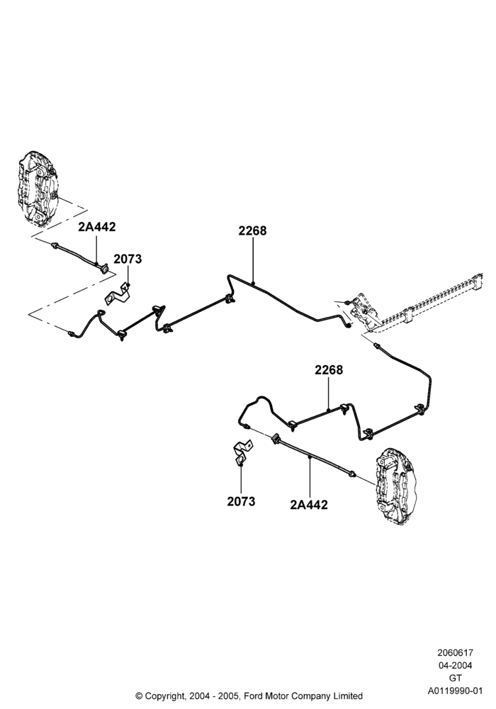 17 - REAR BRAKE LINES; 30/JUN/2004-30/SEP/2006