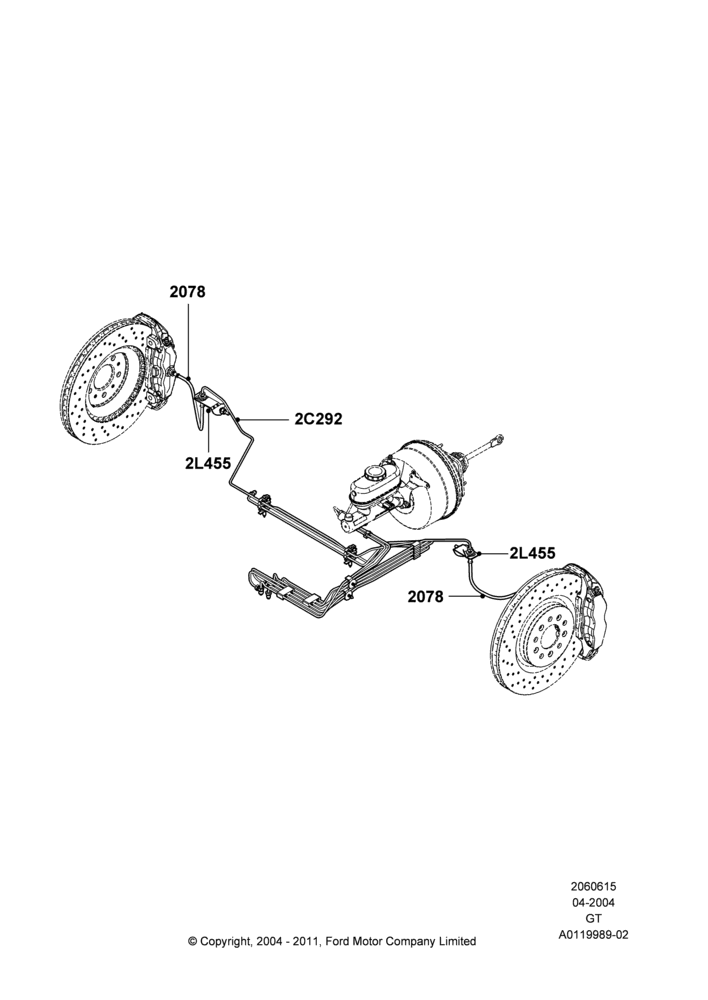 15 - FRONT BRAKE LINES; 30/JUN/2004-30/SEP/2006