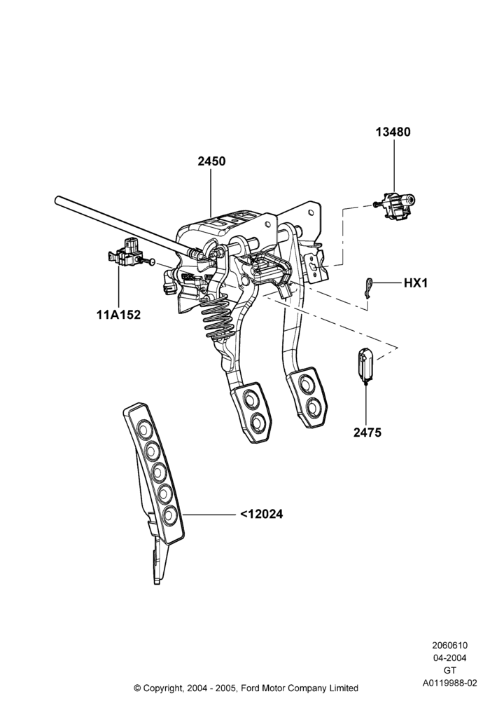 10 - Brake and Clutch Controls; 30/JUN/2004-30/SEP/2006